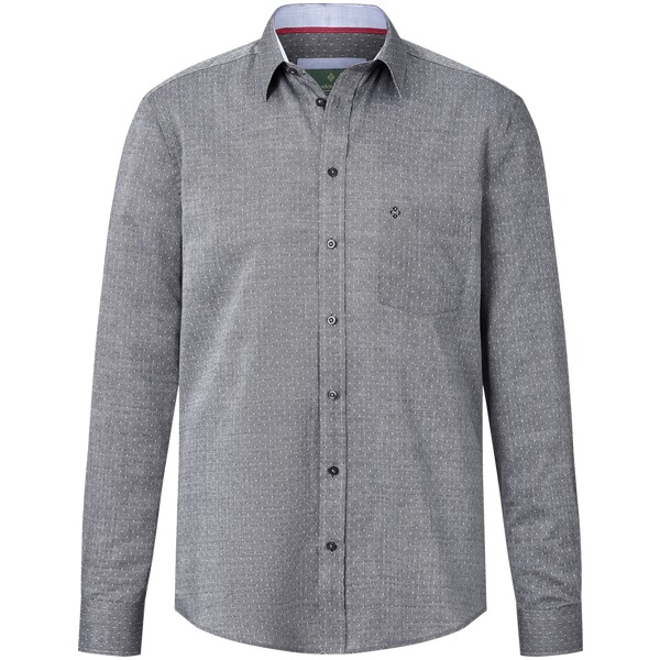 Thumbnail - Jacquardhemd EARL GEORGE dunkelgrau grau