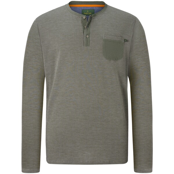 Thumbnail - Langarmshirt EARL MARCUS oliv