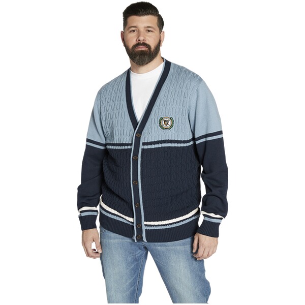 Thumbnail - Strickjacke DUKE BRAYMEN blau