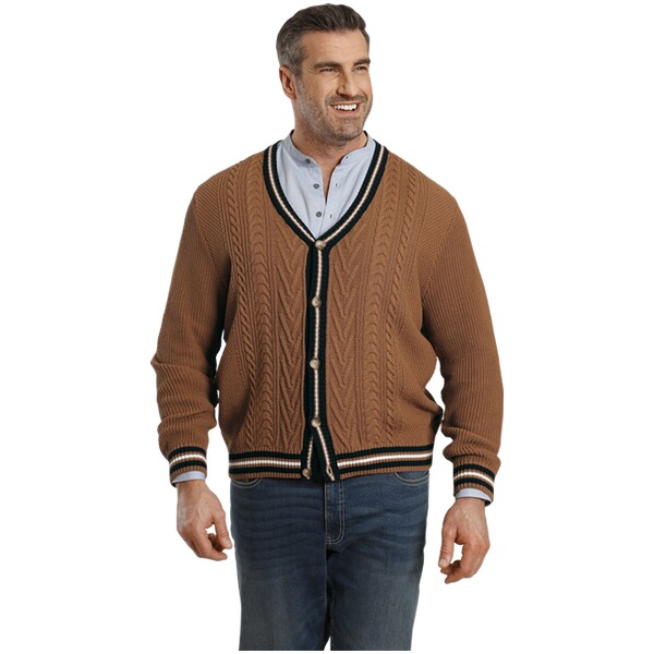 Thumbnail - Strickjacke DUKE STARKS cognac