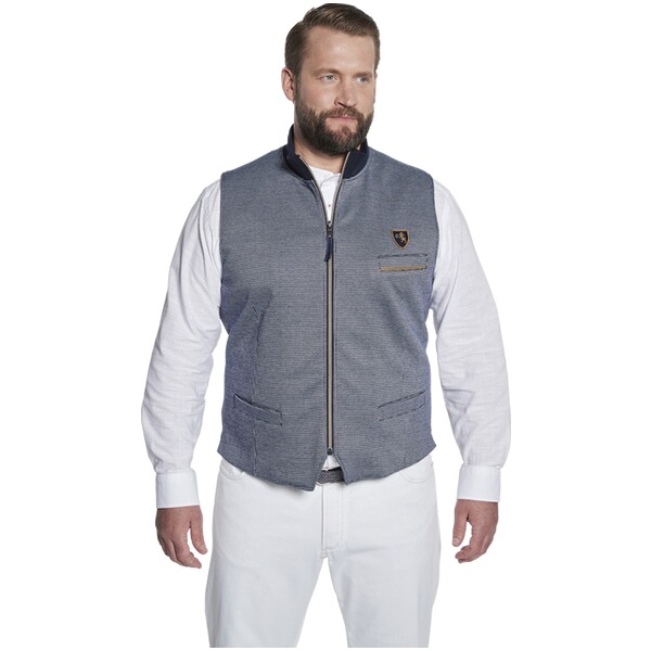 Thumbnail - Sweatweste DUKE MADDOC dunkelblau