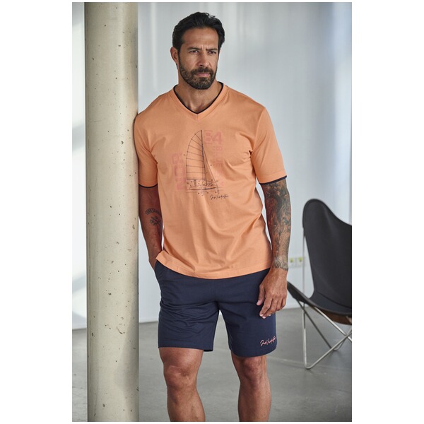 Thumbnail - Kurzer Schlafanzug TASON orange