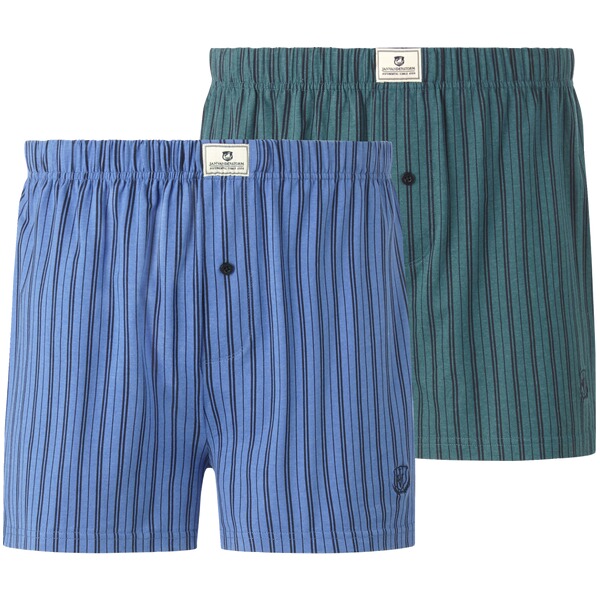 Thumbnail - 2er Pack Boxershorts THURE blau petrol