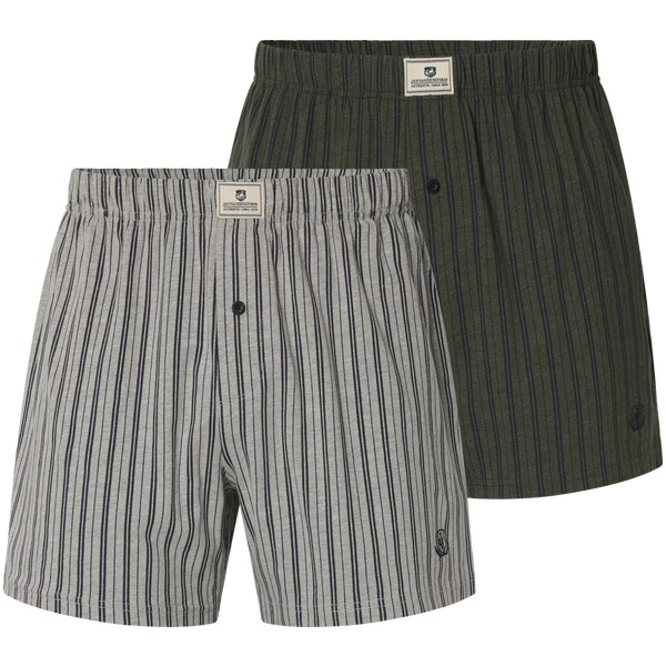 Thumbnail - 2er Pack Boxershorts THURE oliv dunkelblau