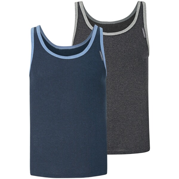 Thumbnail - 2er Pack Unterhemd ELOF blau