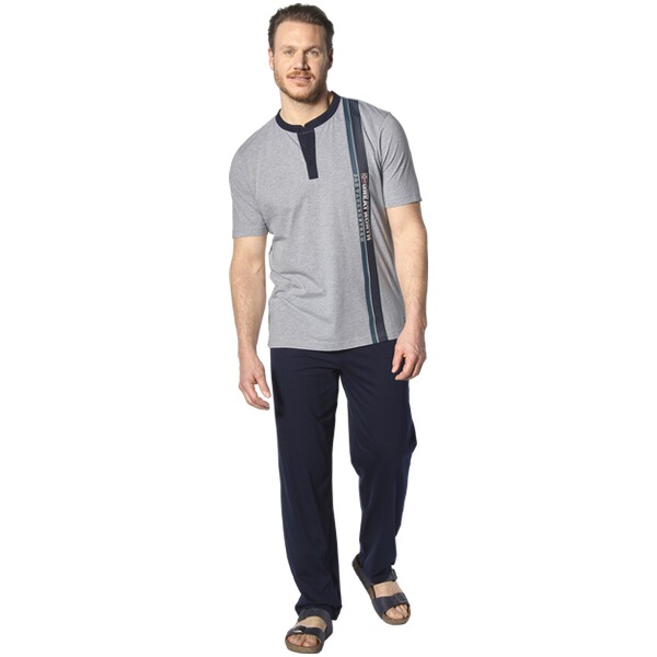 Thumbnail - 3 tlg. Schlafanzug LOFTUR grau