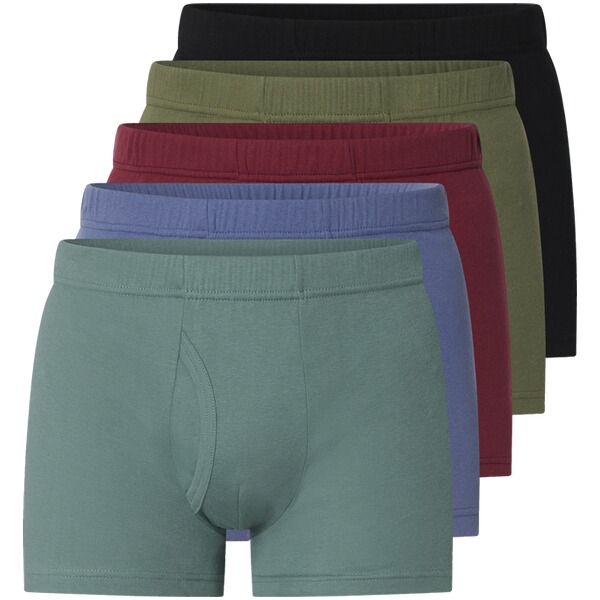 Thumbnail - 5er Pack Retropants GARDAR schwarz rot oliv