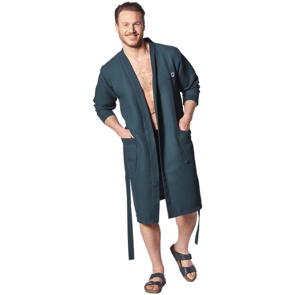 Thumbnail - Bademantel ARETTI petrol