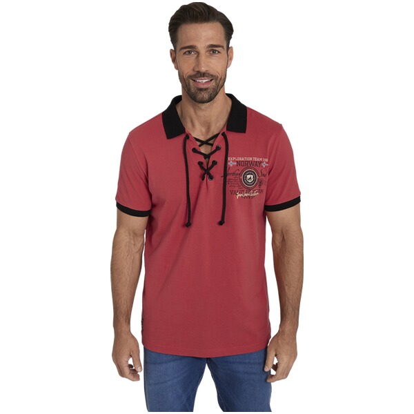 Thumbnail - Doppelpack Poloshirt ELJAR hellrot