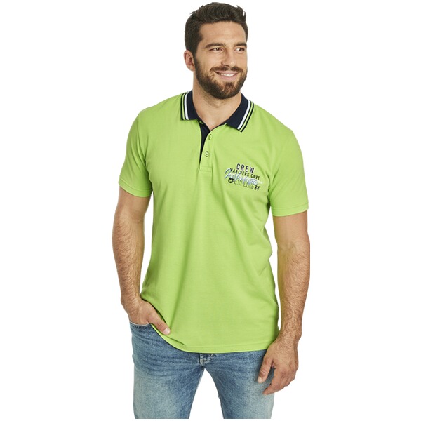 Thumbnail - Doppelpack Poloshirt TEOFIL dunkelblau hellgrün