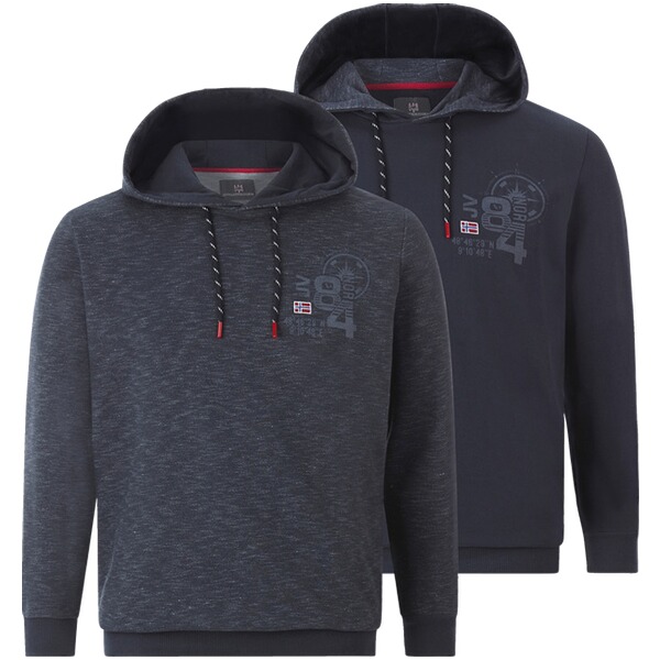 Thumbnail - Doppelpack Sweatshirt AMUND dunkelblau