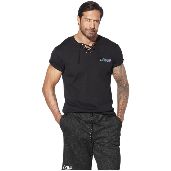 Thumbnail - Doppelpack T-Shirt MAYKO grau schwarz