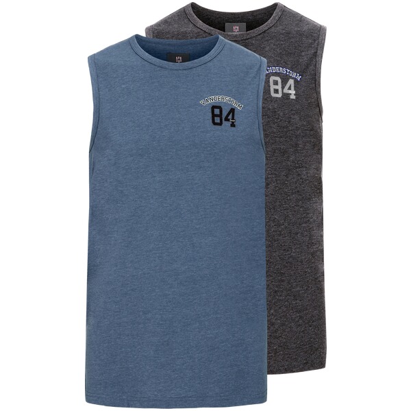 Thumbnail - Doppelpack Tanktop PORO blau