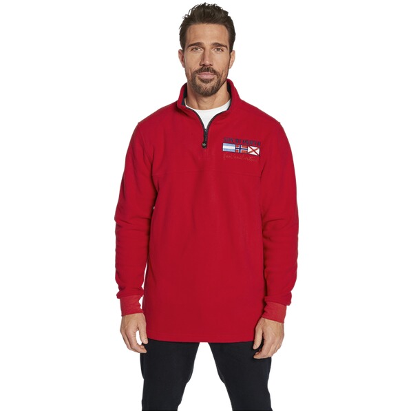 Thumbnail - Fleece-Sweatshirt SIETSE rot