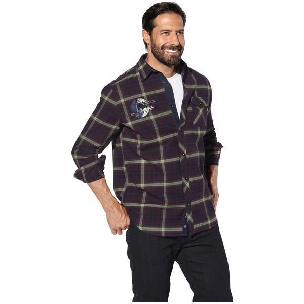 Thumbnail - Hemd OLSGREN dunkelviolett