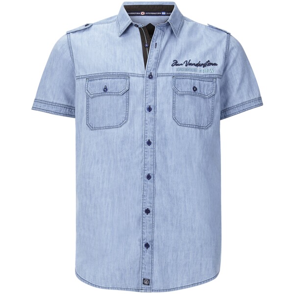 Thumbnail - Jeanshemd LORENSIUS hellblau