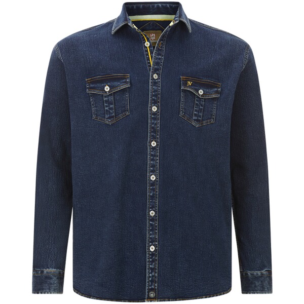 Thumbnail - Jeanshemd OLAVIK dunkelblau