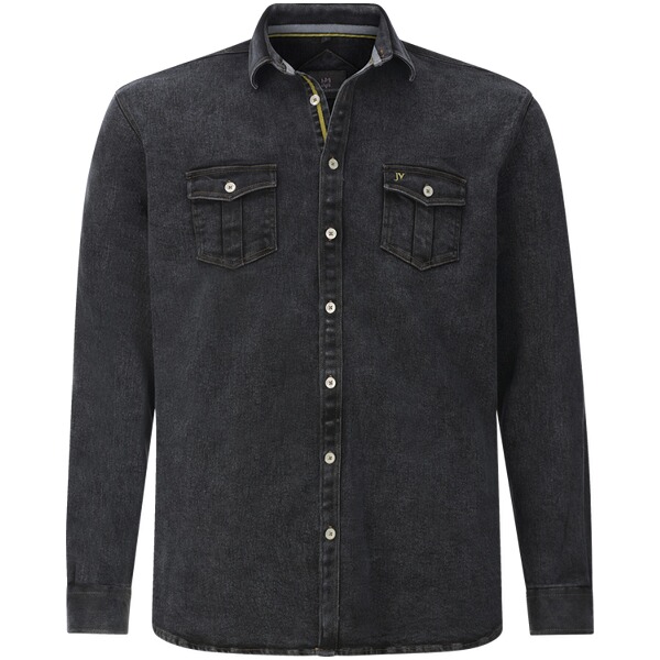 Thumbnail - Jeanshemd OLAVIK schwarz