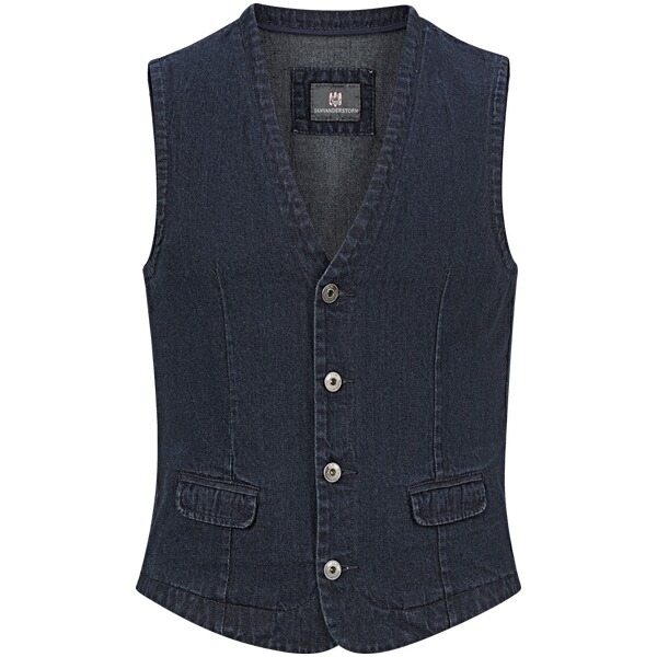 Thumbnail - Jeansweste VALFRID dunkelblau blau