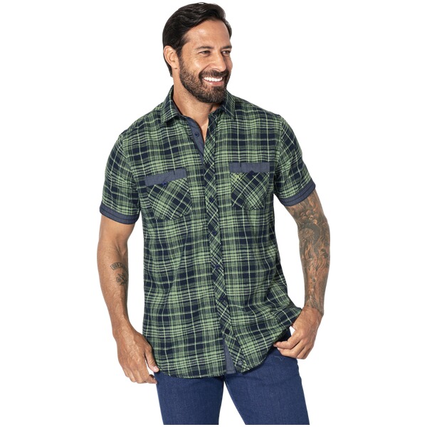 Thumbnail - Kurzarmhemd AALVAN dunkelblau