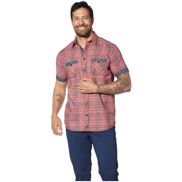 Thumbnail - Kurzarmhemd AALVAN hellrot