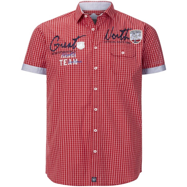 Thumbnail - Kurzarmhemd AJULE rot