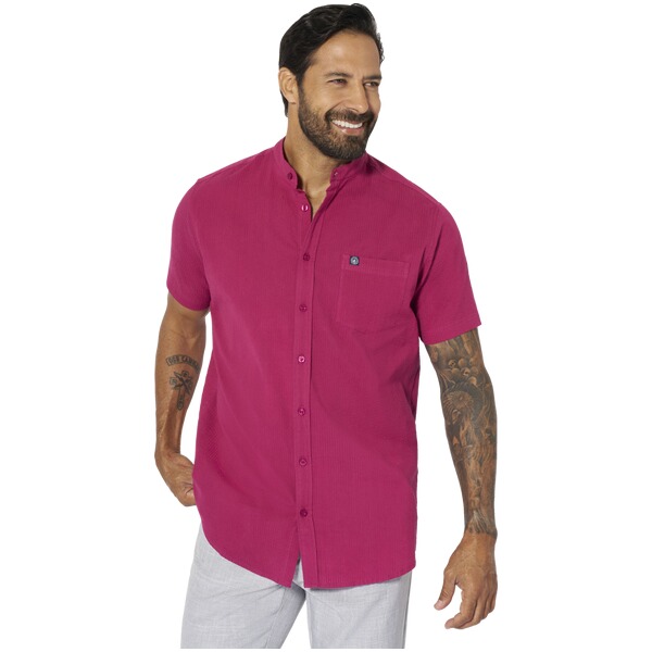 Thumbnail - Kurzarmhemd ALBART dunkelrot