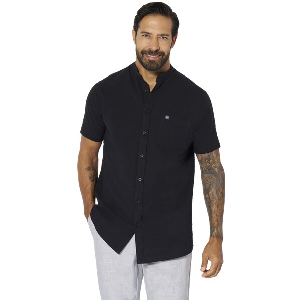 Thumbnail - Kurzarmhemd ALBART schwarz