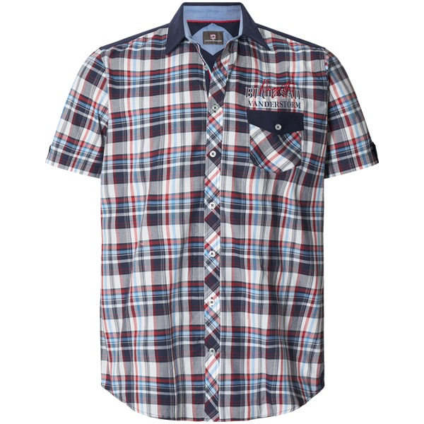 Thumbnail - Kurzarmhemd BERTIL dunkelblau