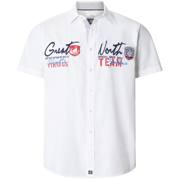 Thumbnail - Kurzarmhemd FREYDIS weiß