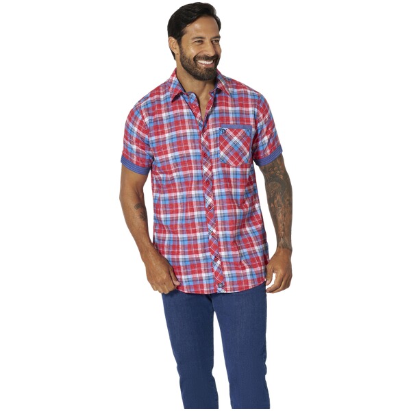 Thumbnail - Kurzarmhemd HAAKER rot