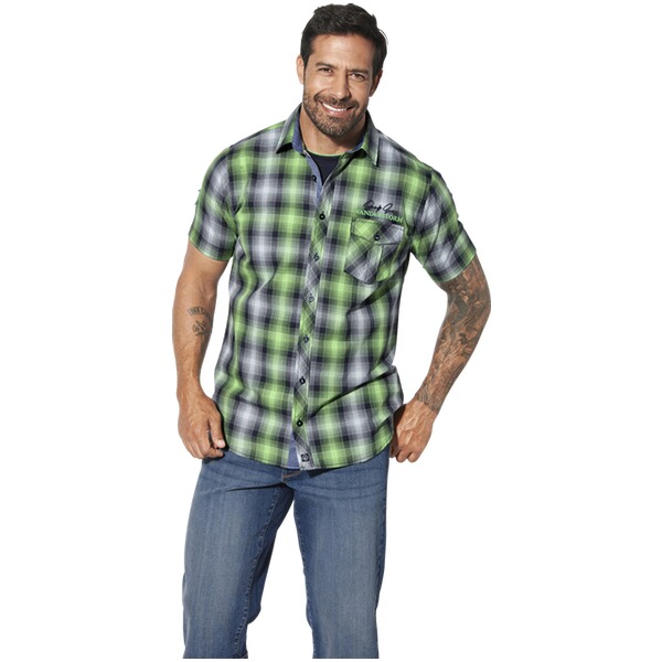 Thumbnail - Kurzarmhemd HILSING grün