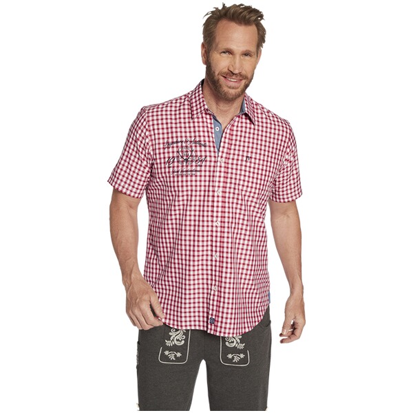 Thumbnail - Kurzarmhemd KJETTIL rot