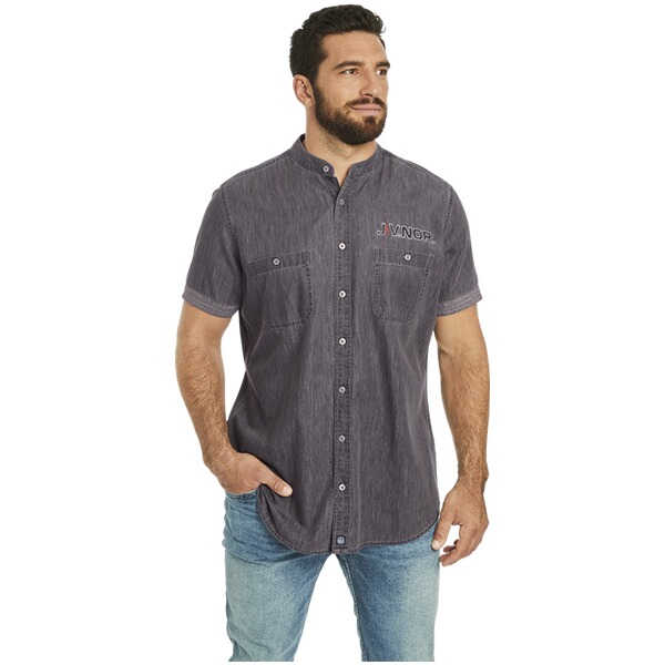 Thumbnail - Kurzarmhemd LUZZA grau