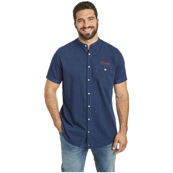 Thumbnail - Kurzarmhemd NALLE dunkelblau