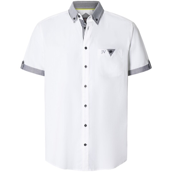 Thumbnail - Kurzarmhemd NIELAS weiß