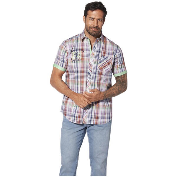 Thumbnail - Kurzarmhemd OLIAN orange