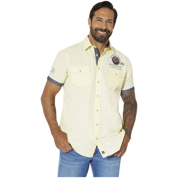 Thumbnail - Kurzarmhemd SNOFRED hellgelb