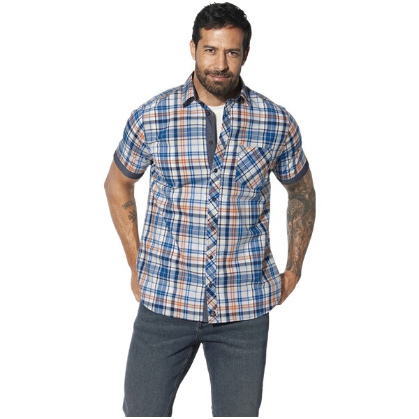 Thumbnail - Kurzarmhemd WIKTHOR blau