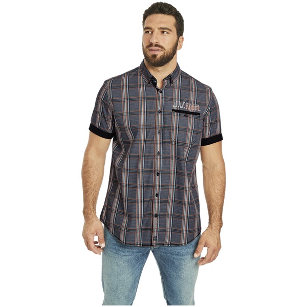 Thumbnail - Kurzarmhemd ZESAR dunkelgrau