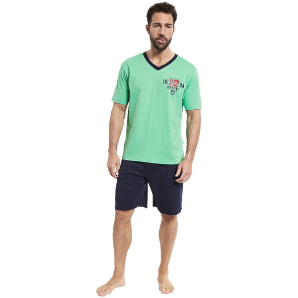 Thumbnail - Kurzer Schlafanzug EDIN grün
