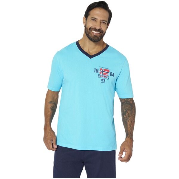 Thumbnail - Kurzer Schlafanzug EDIN türkis