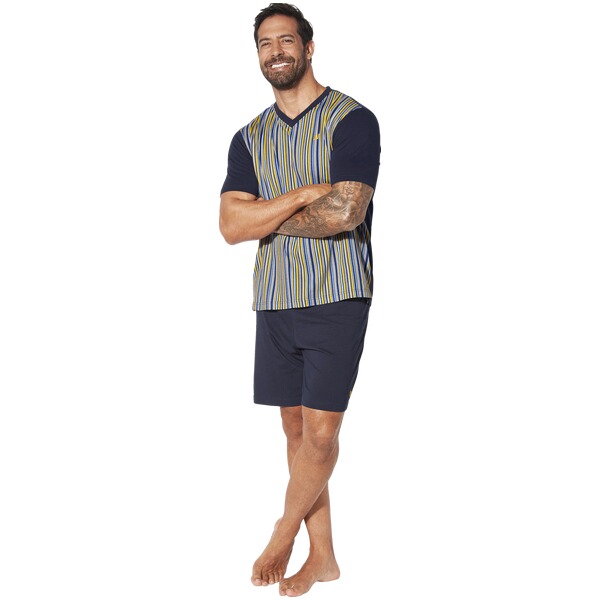 Thumbnail - Kurzer Schlafanzug HELMWALD dunkelblau