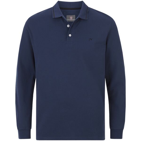 Thumbnail - Langarm-Poloshirt ELLIS royalblau