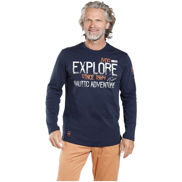 Thumbnail - Langarmshirt ELION dunkelblau