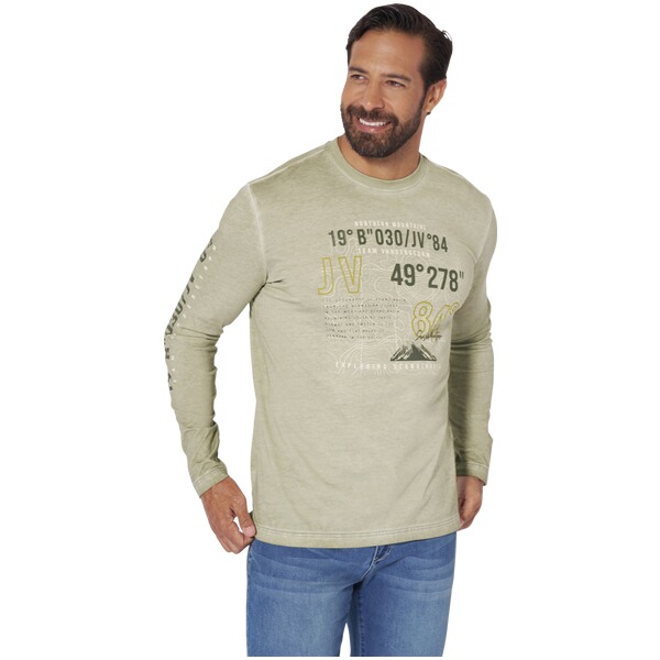 Thumbnail - Langarmshirt JASIR oliv