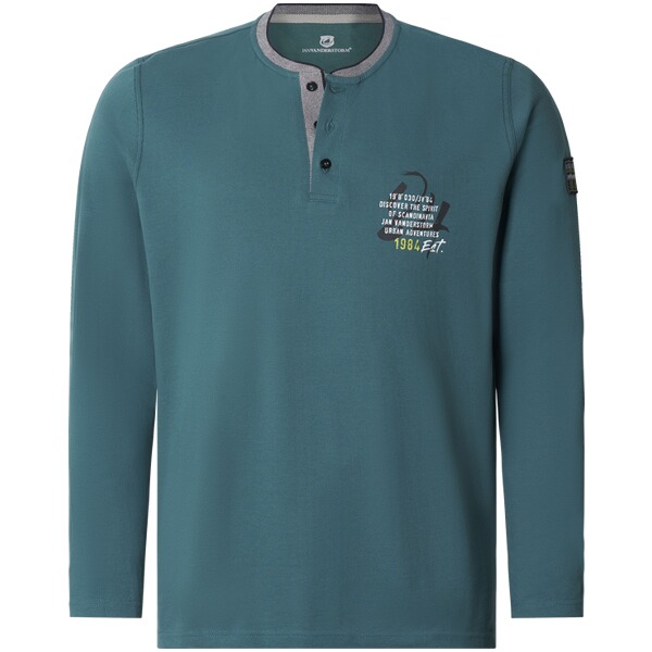 Thumbnail - Langarmshirt KESTER petrol