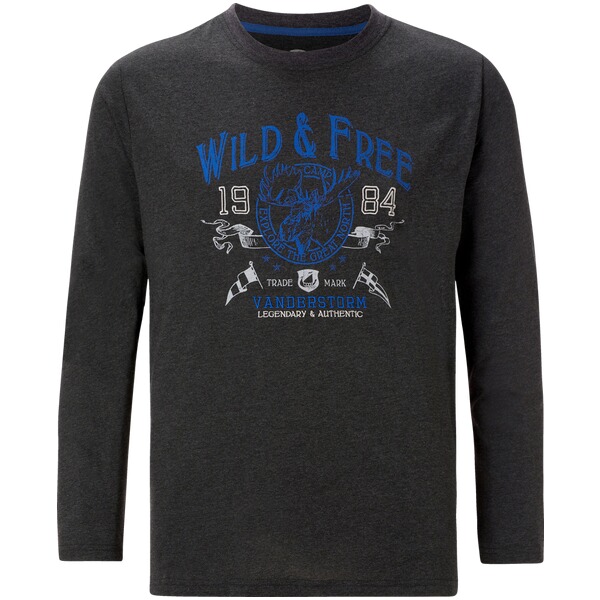 Thumbnail - Langarmshirt STAAF dunkelgrau