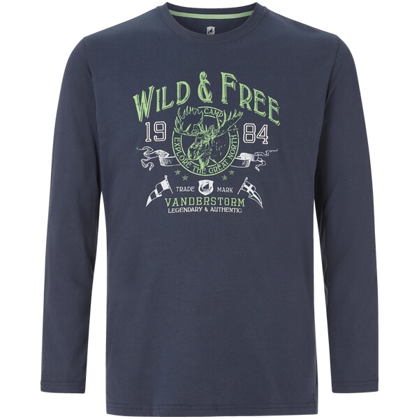 Thumbnail - Langarmshirt STAAF dunkelblau