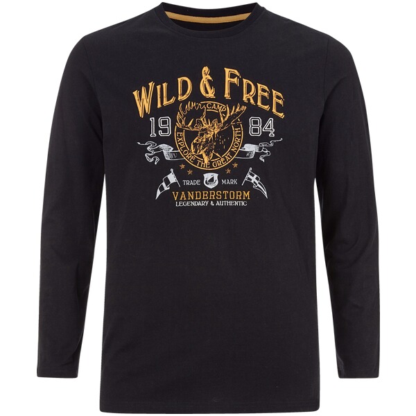 Thumbnail - Langarmshirt STAAF schwarz